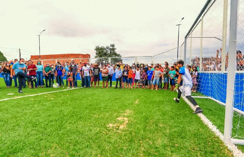 Vice-governador Carlos Brandão inaugura Areninhas e praça em Sítio Novo e Lajeado Novo