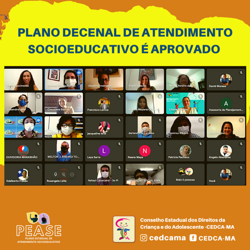 Plano Estadual de Atendimento Socioeducativo é aprovado