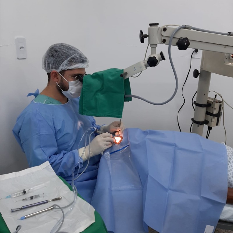 Pacientes atendidos no Saúde na Praça em Coroatá passam por cirurgias oftalmológicas