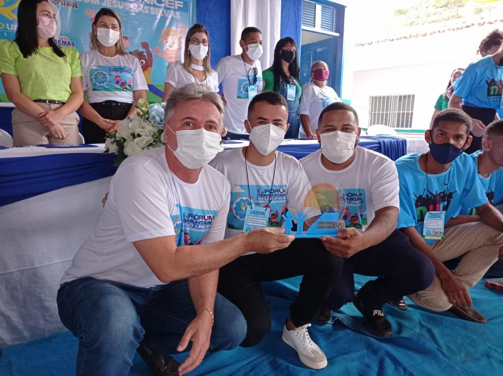 Deivide do Ego é o novo articulador do Selo Unicef em Bom Jesus, e participa do 1°Fórum Comunitário do Selo UNICEF no município