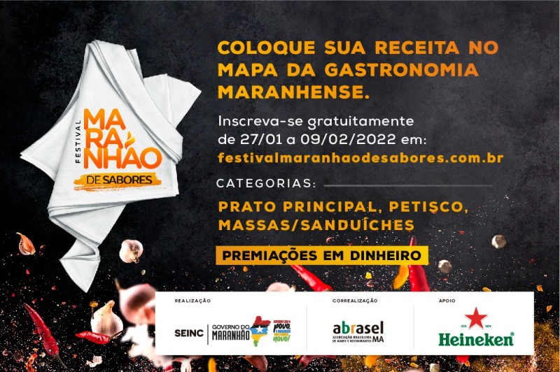 1º Festival Seinc Maranhão de Sabores abre inscrições nesta quinta-feira (27)