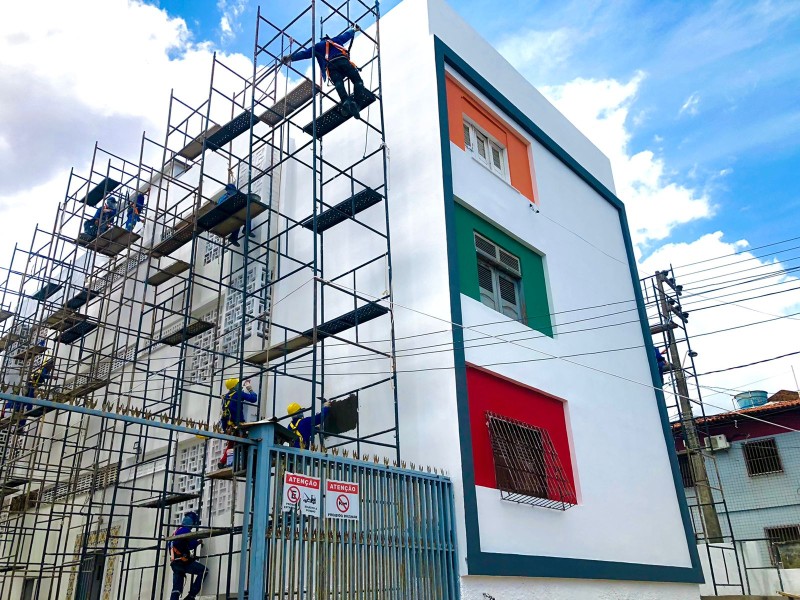 Iniciadas as obras de revitalização do Conjunto dos Bancários, no Centro de São Luís