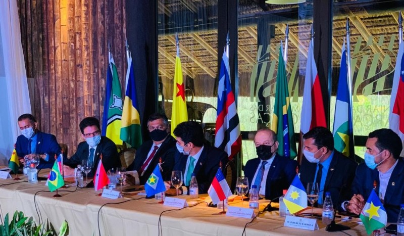 Flávio Dino participa, em Belém, do 24º Fórum de Governadores da Amazônia Legal