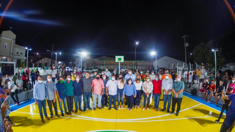 Governo do Estado inaugura praça no Largo da Igreja Nossa Senhora do Carmo, em Paço do Lumiar