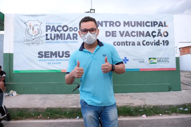 Secretário Carlos Lula acompanha sorteio do Mutirão da Dose Premiada em Paço do Lumiar