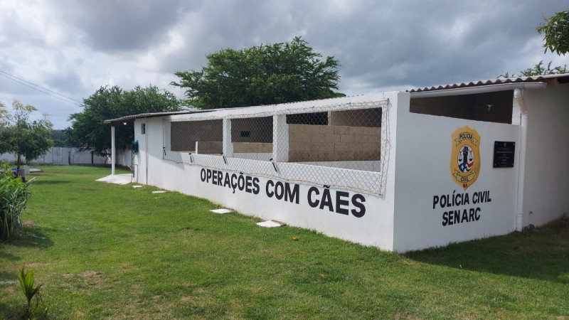 Novo canil da Polícia Civil vai reforçar operações contra o tráfico de drogas