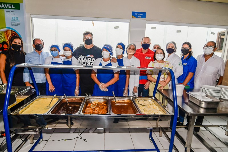 Governador do Maranhão inaugura mais um Restaurante Popular, desta vez em São José de Ribamar