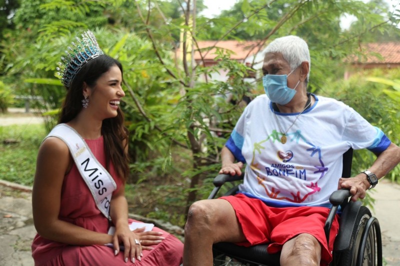 Miss Brasil Mundo visita serviço de referência no tratamento de pessoas com hanseníase no Maranhão