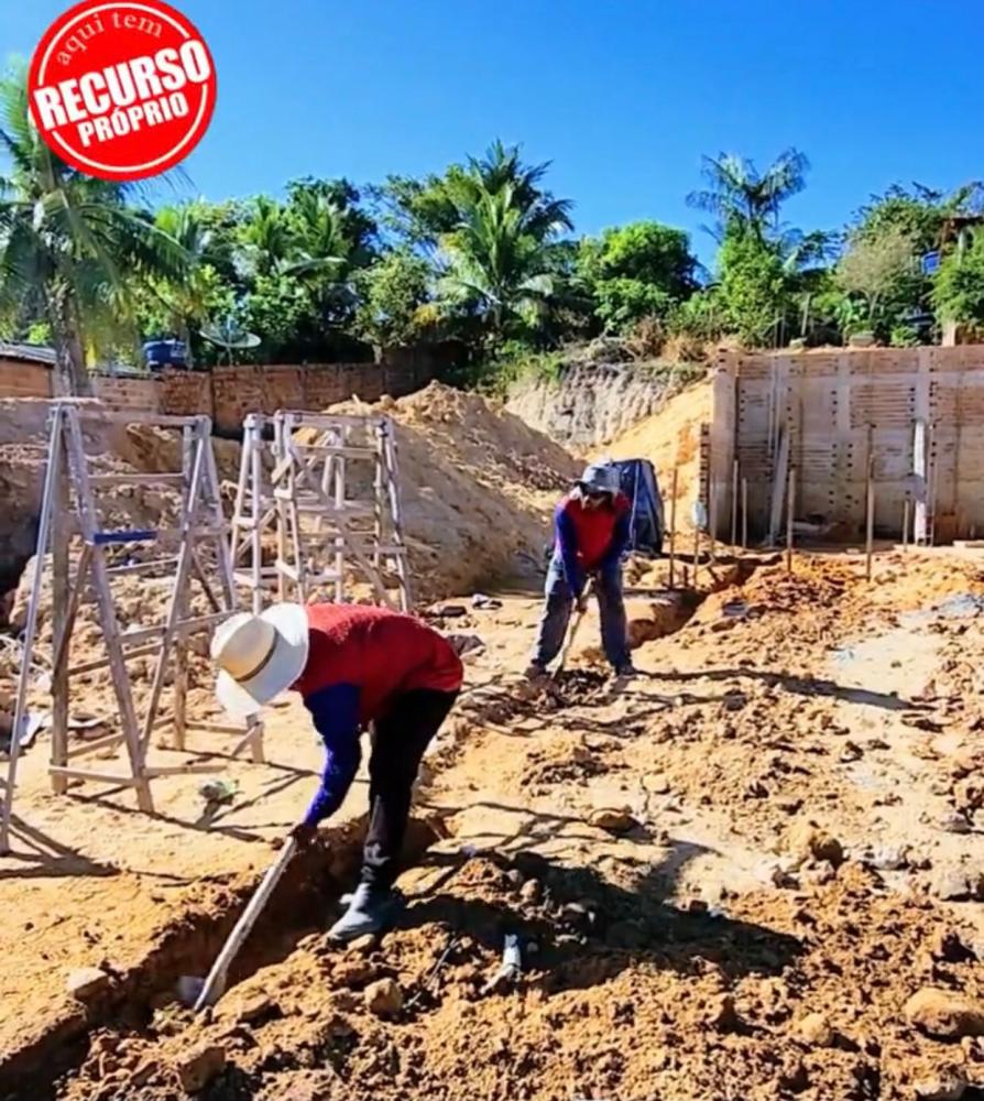 Obras de reconstrução da Escola José Lopes Aguiar avançam em Buritirana