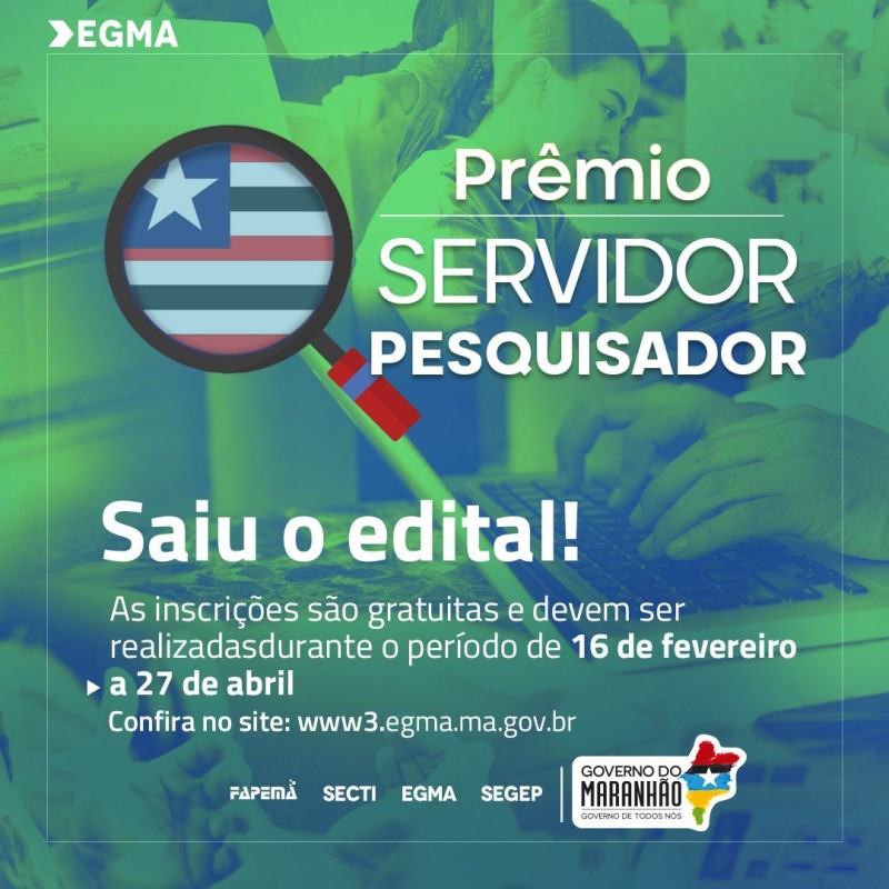 Governo lança edital da segunda edição do Prêmio Servidor Pesquisador