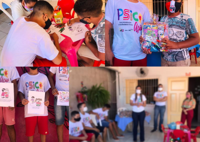 Projeto Psico Ação da Funac reúne adolescentes em ação social em prol de crianças em Timon