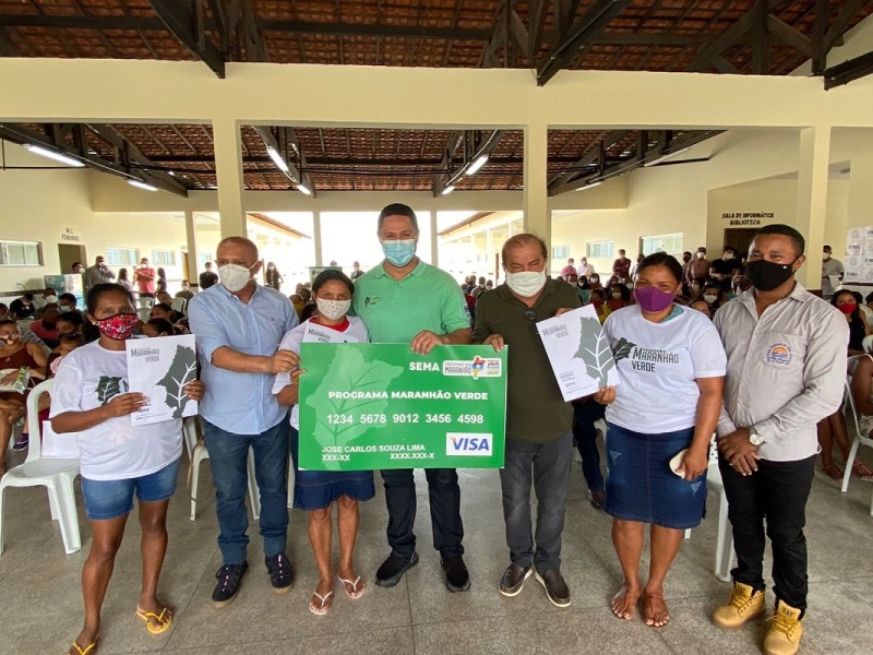 Governo realiza entrega de cartões a beneficiários do Programa Maranhão Verde em Alto Alegre do Pindaré