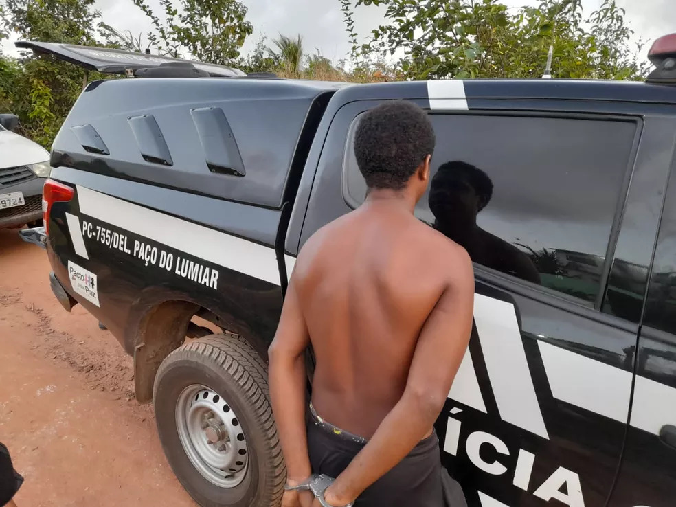 Polícia prende sobrinho que matou dois tios a tiros na zona rural de Palmeirândia - MA