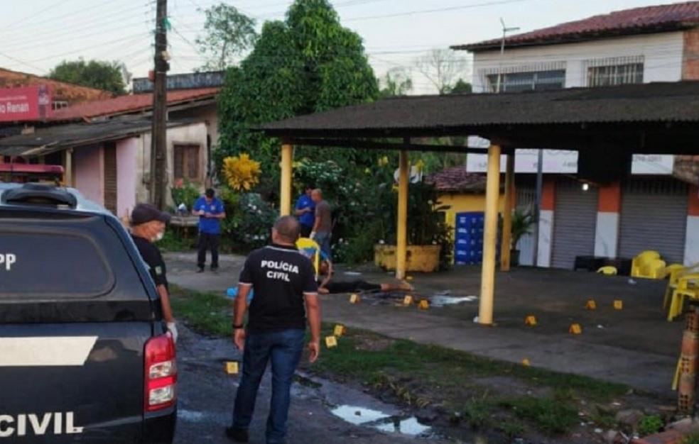 Chacina na madrugada deste domingo 25 deixa 3 mortos e 1 ferido em bar no bairro da Estiva