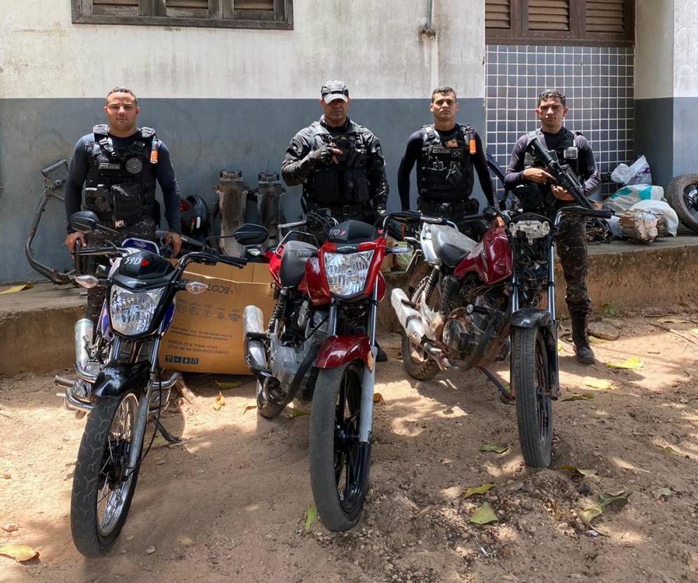 Polícia Militar descobre desmanche de motos no município de Amarante - MA