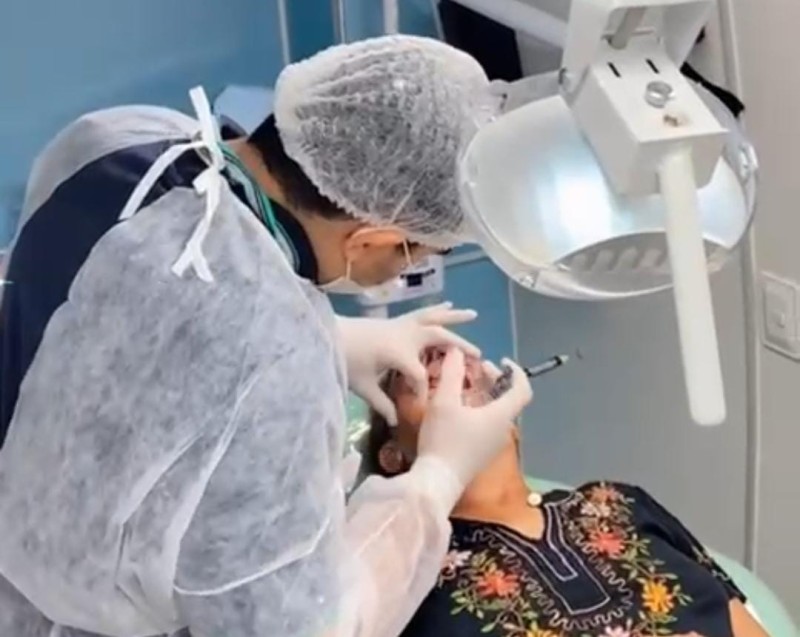 População de Presidente Dutra participa de ação bucal no Sorrir Móvel 