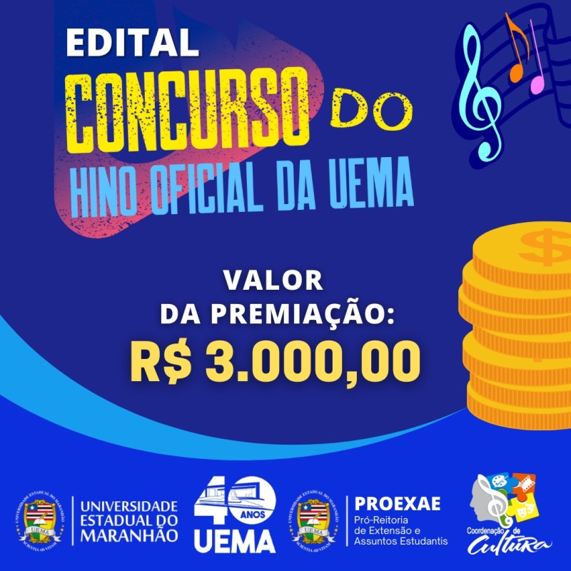 Inscrições abertas para Concurso do Hino Oficial da UEMA
