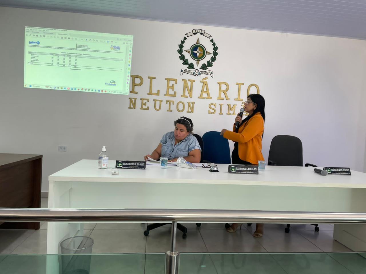 Saúde apresenta relatórios quadrimestrais em audiência pública na Câmara Municipal