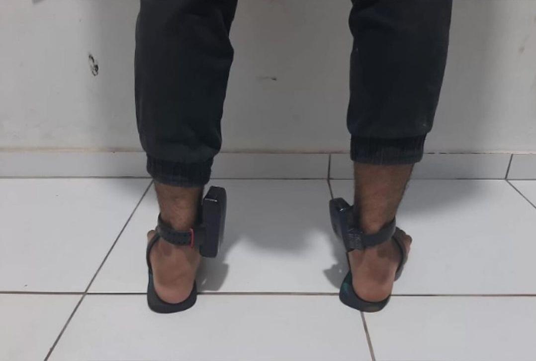 Polícia de Timon - MA prende homem com duas tornozeleiras, uma do Maranhão e outra do Piauí