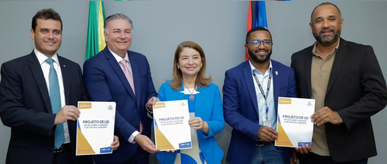 Assembleia Legislativa recebe projeto do TJ/MA que institui o Dia do Auxiliar e do Técnico Judiciário