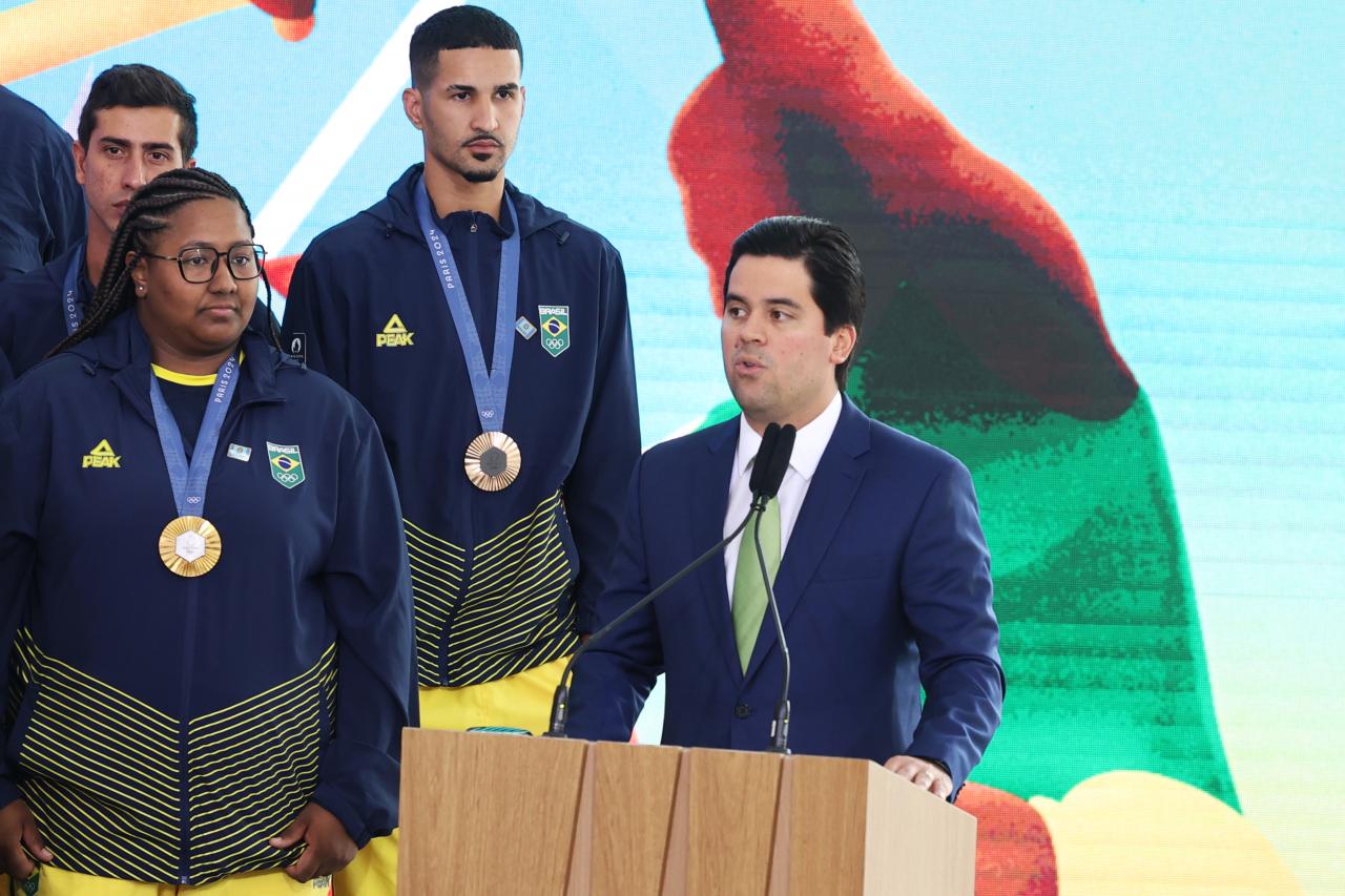 Ministro do Esporte, André Fufuca participa de evento promovido pelo Comitê Brasileiro de Clubes em São Luís-MA