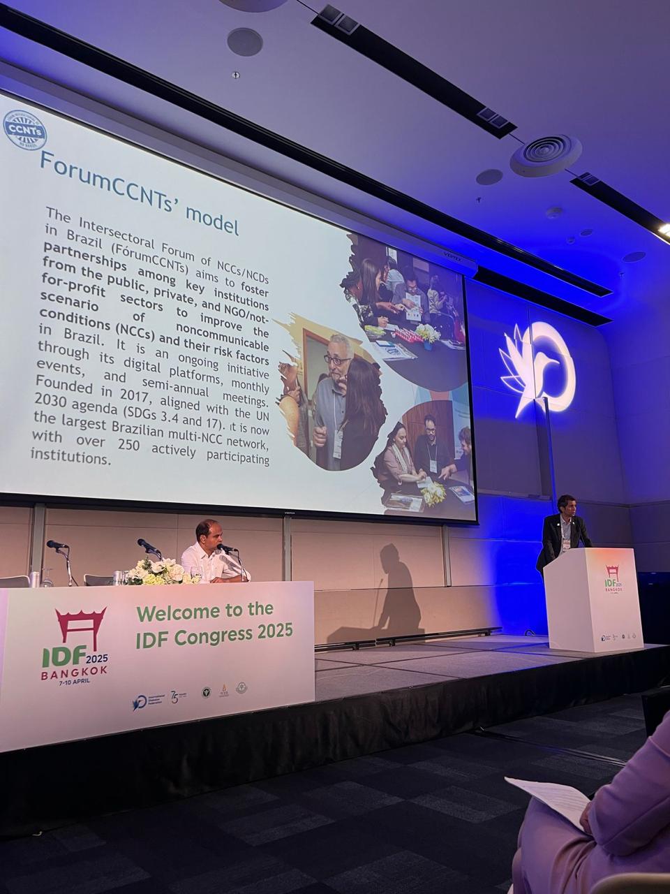 FórumCCNTs participa do IDF World Diabetes Congress 2025
