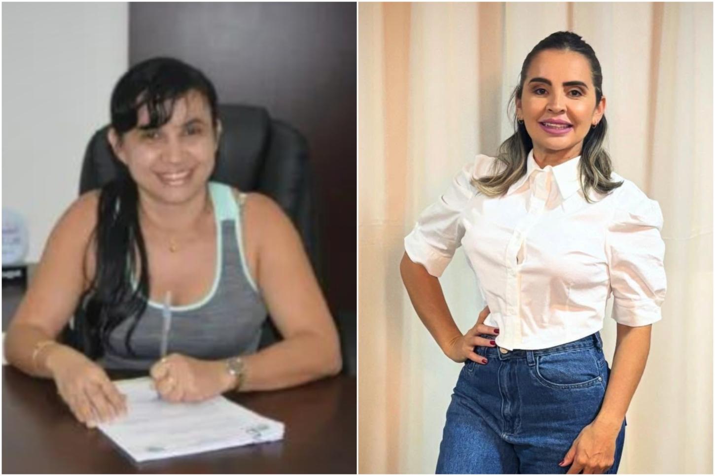 Desgastada, prefeita de São Francisco do Brejão, Edinalva Brandão, usa palanque para mandar recado à jornalista