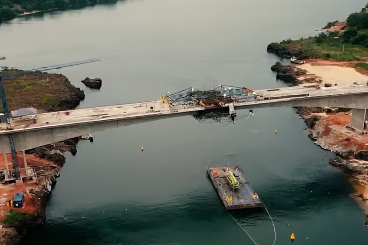 Entrega da ponte entre Estreito e Aguiarnópolis tá marcada para 20 de dezembro, afirma DNIT